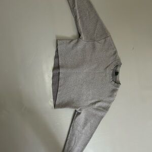 Wild Fable Light Gray Women's Crew Neck Sweater